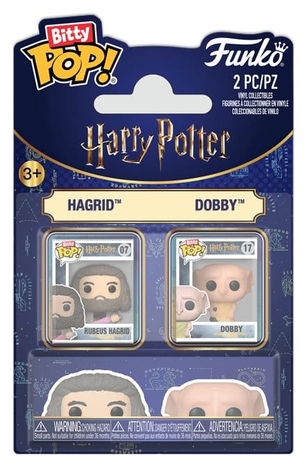 PRE ORDINE - Harry Potter Bitty POP! Vinyl Figure 2-Pack Hagrid & Dobby 2 cm