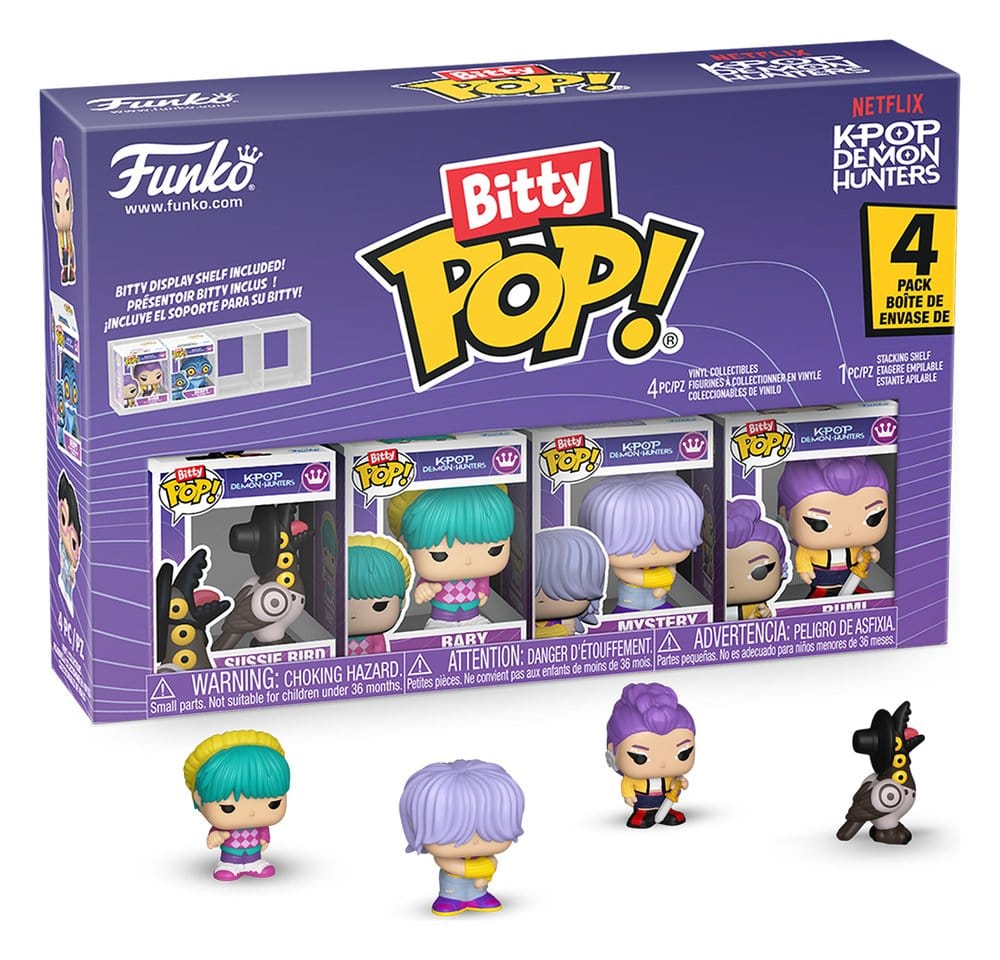 PRE ORDINE - Netflix Bitty POP! Mini Figures 4-Pack Rumi 2 cm