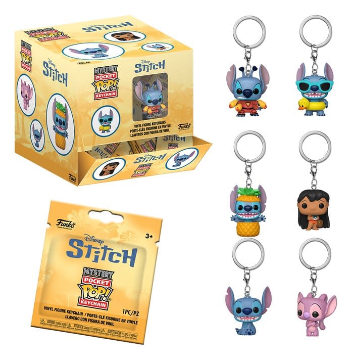PRE ORDINE - Lilo & Stitch POP! Vinyl Keychains 4 cm Display (12)