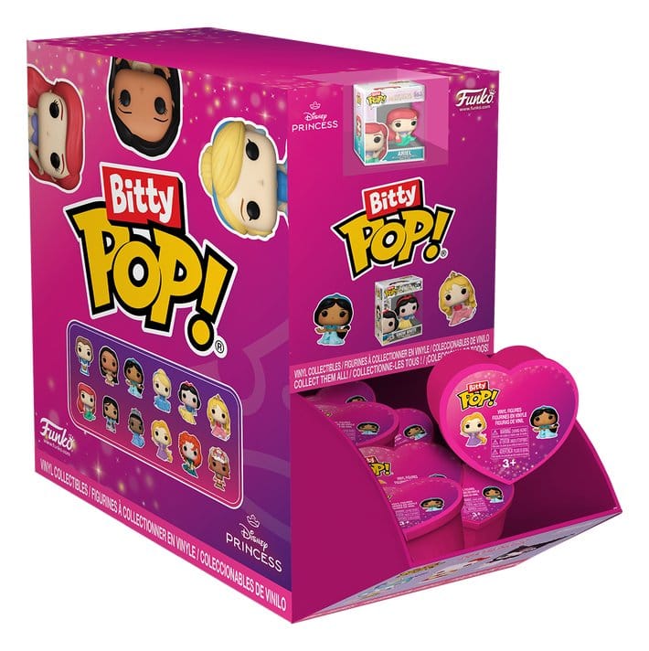 PRE ORDINE - Disney Princess POP! Vinyl Figure Hearts PDQ Display (24) 2,5 cm