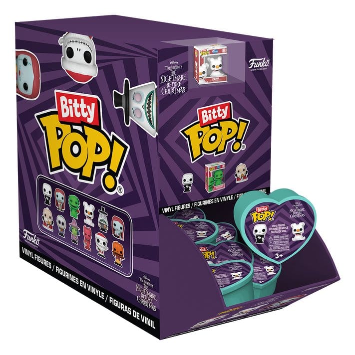 PRE ORDINE - Nightmare Before Christmas POP! Vinyl Figure Hearts Classic PDQ Display (24) 2,5 cm