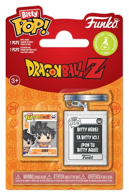 PRE ORDINE - Dragon Ball Z Bitty POP! & Accessory Vinyl Figure 2-Pack Goku w/KCHN 2 cm