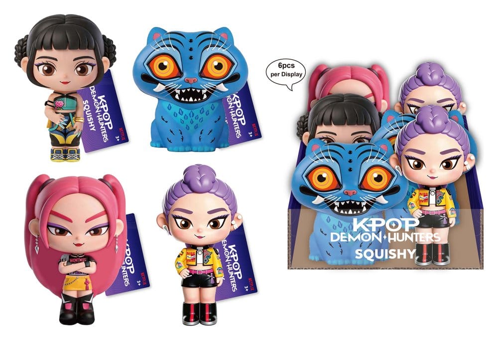 PRE ORDINE - K-Pop Demon Hunters Squishy Figures Display (6)