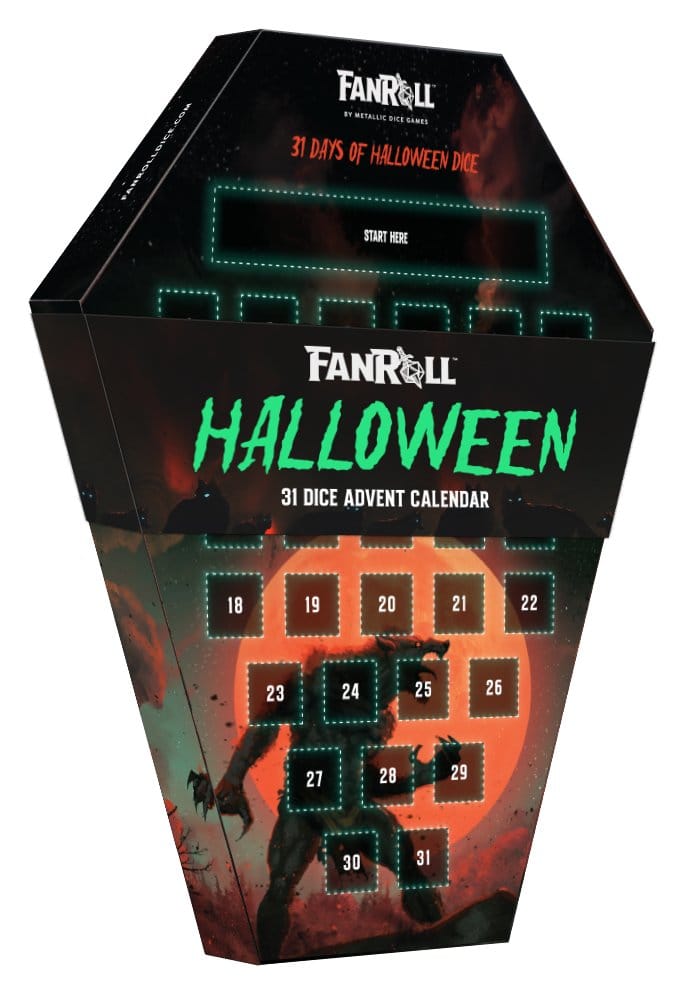 PRE ORDINE - Halloween Advent Calendar 31 Days Dice Goblin Werewolf 2026