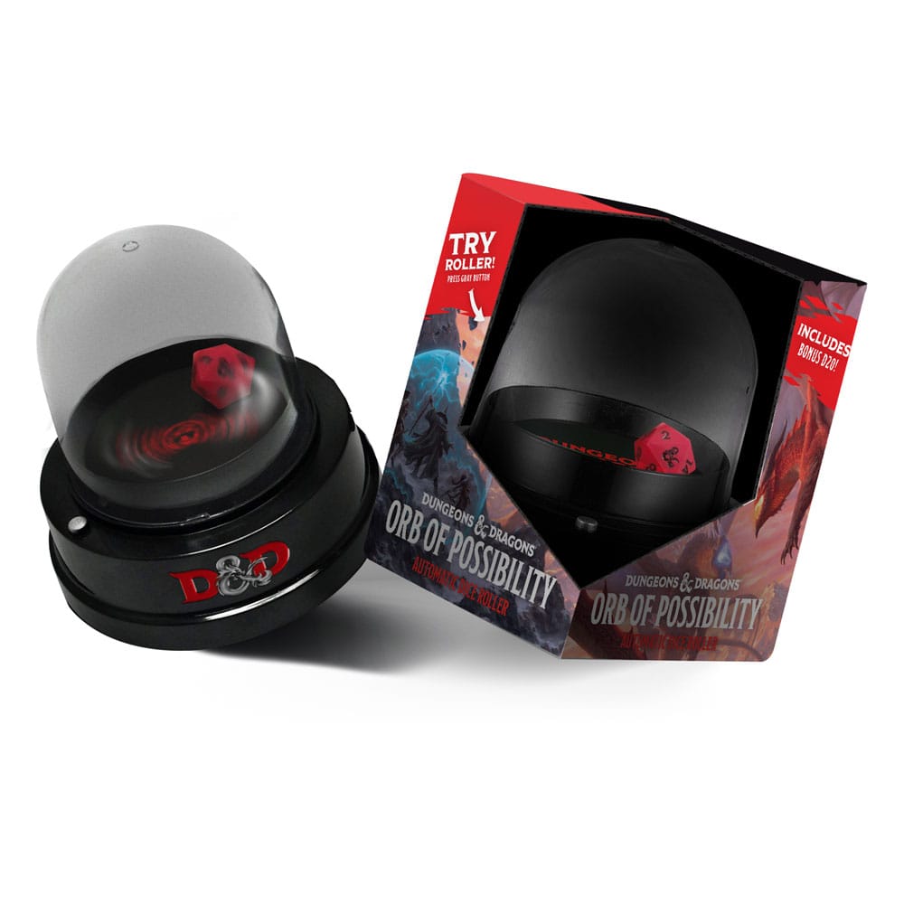 Dungeons & Dragons Dice roller with dice Orb of Possibility