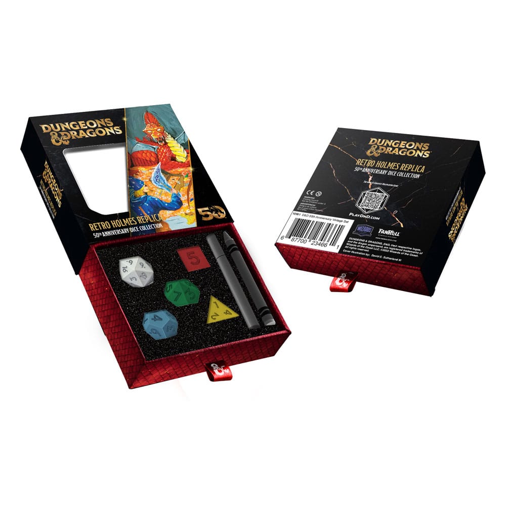 PRE ORDINE - Dungeons & Dragons Dice Set 50th Anniversary: Retro Holmes Replica