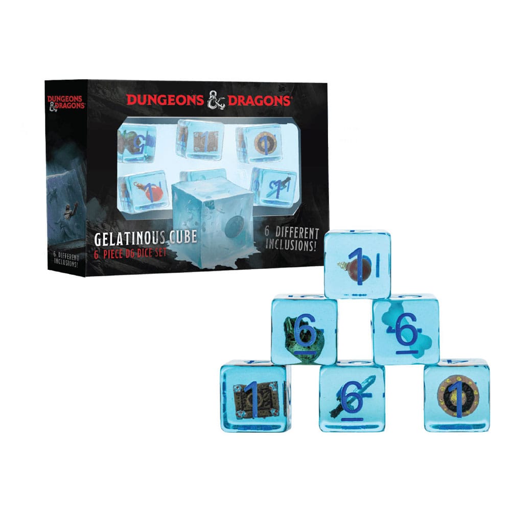 PRE ORDINE - Dungeons & Dragons Dice Set Gelatinous Cube (6)