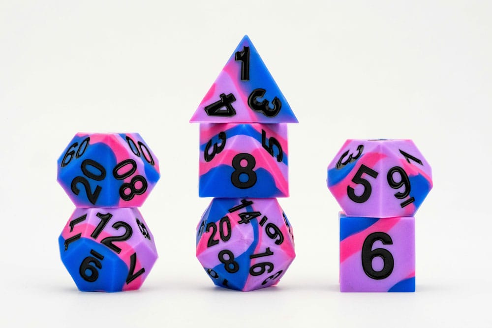 PRE ORDINE - MDG Dice Set Pride Bisexual Flag