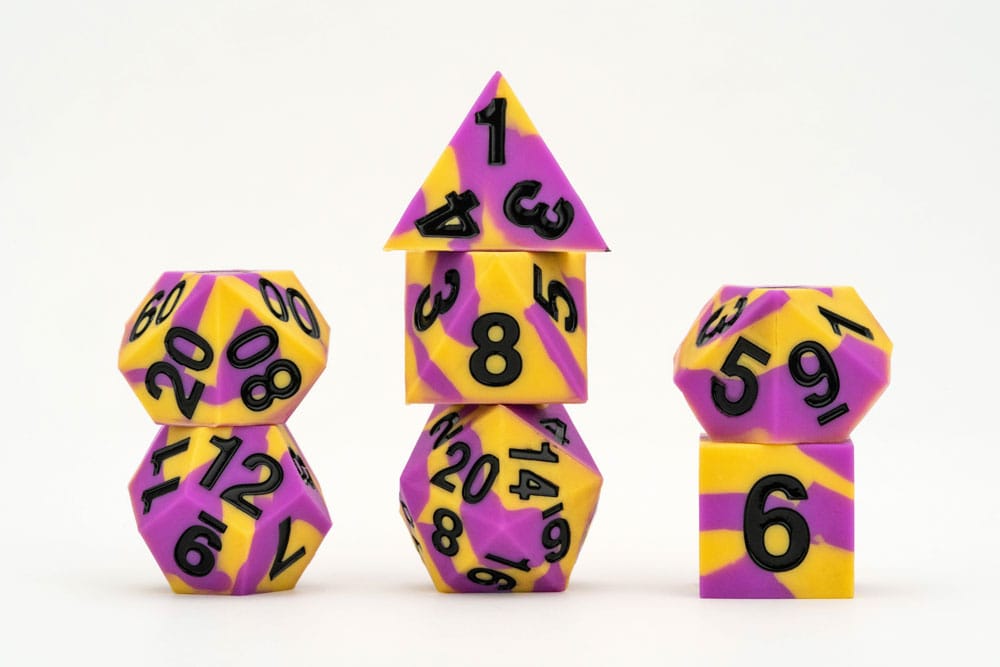 PRE ORDINE - MDG Dice Set Pride Intersex Flag