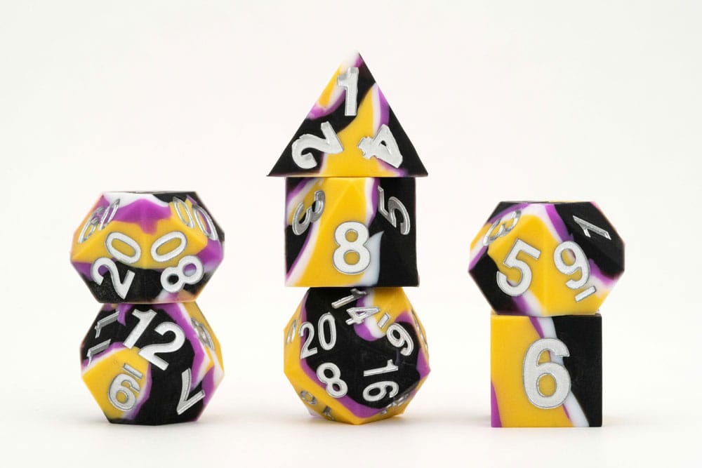 PRE ORDINE - MDG Dice Set Pride Nonbinary Flag