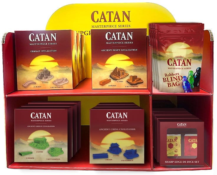 PRE ORDINE - Catan Masterpiece Series Civilizations Display (24)
