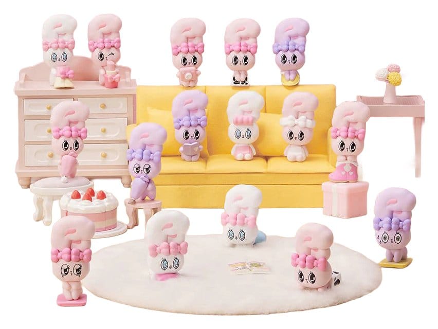 PRE ORDINE - Esther Bunny Blind Box Mini Figures Little Vlog Bunny Face Series 6 cm Display (6)