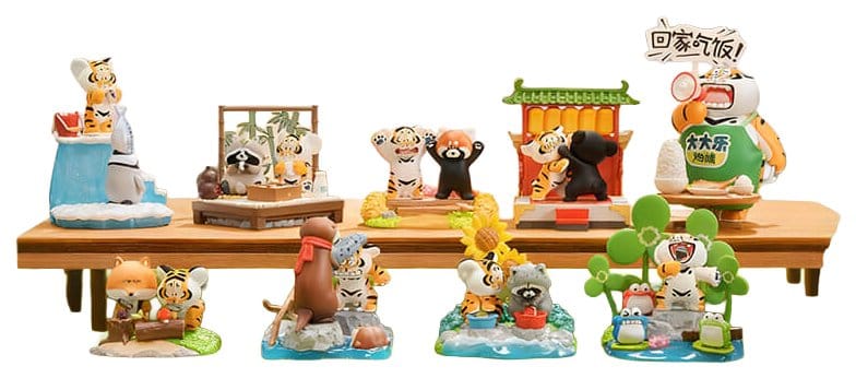 PRE ORDINE - Alexander The Fat TigerBlind Box Mini Figures Little Tiger and his companions Display (8)
