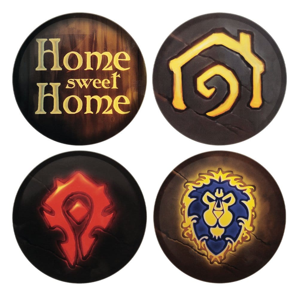 PRE ORDINE - World of Warcraft Coaster 4-Pack Printed Metal