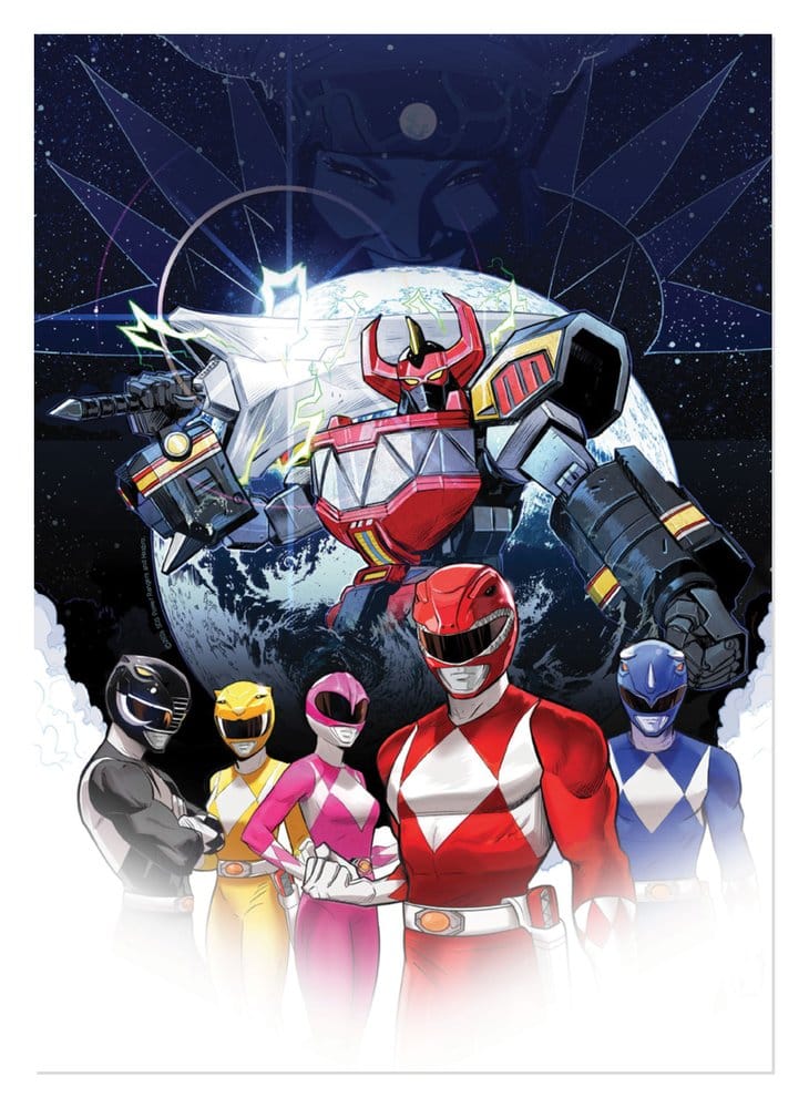PRE ORDINE - Power Rangers Art Print Limited Edition 42 x 30 cm