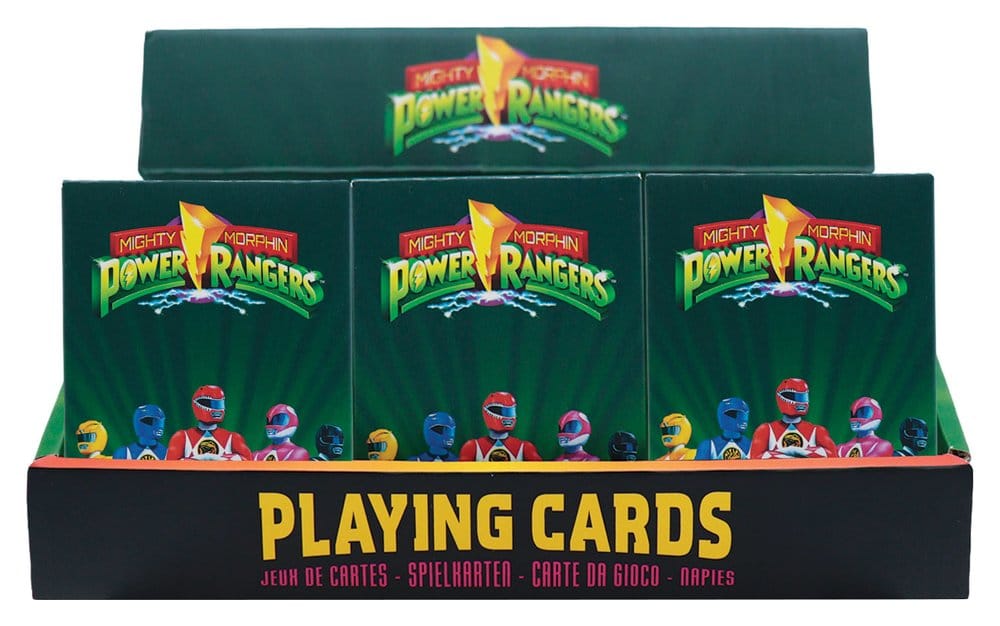 PRE ORDINE - Power Rangers Playing Cards Display (12)