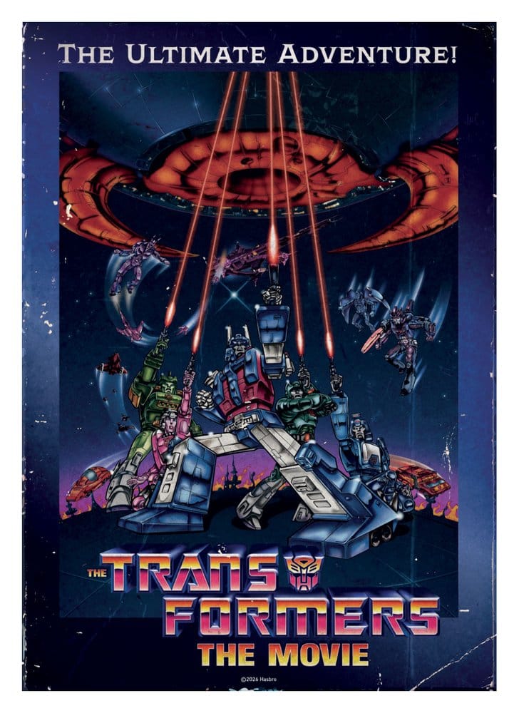 PRE ORDINE - Transformers Art Print The Movie 40th Anniversary Limited Edition 30 x 42 cm