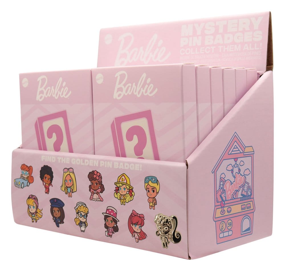 PRE ORDINE - Barbie Mystery Pin Badges Blind Box Display (12)