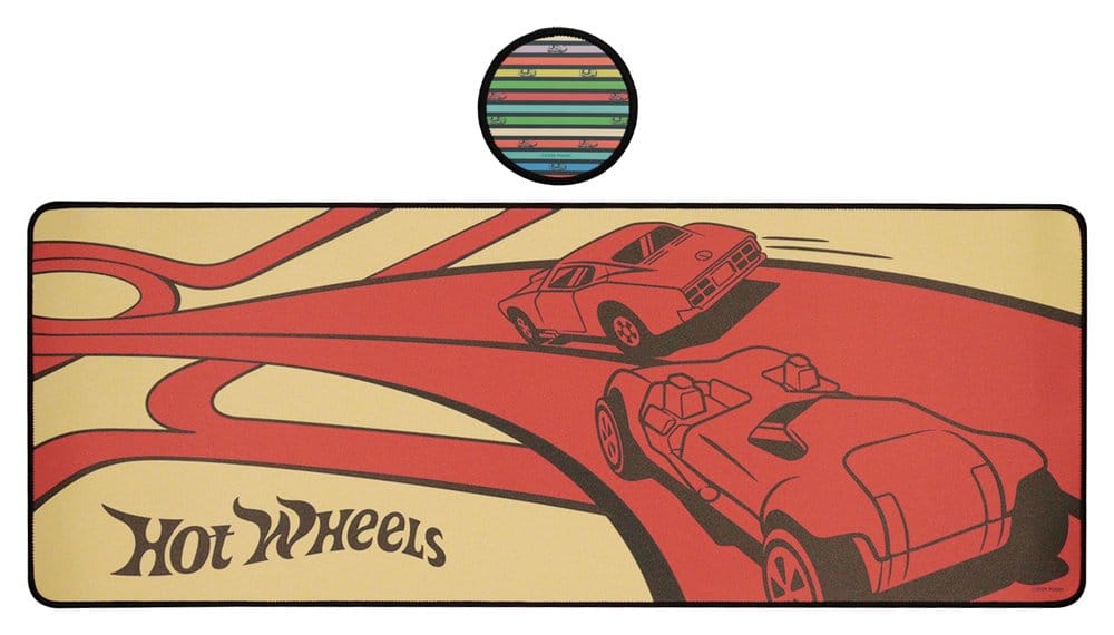 PRE ORDINE - Hot Wheels Desk Pad & Coaster Set