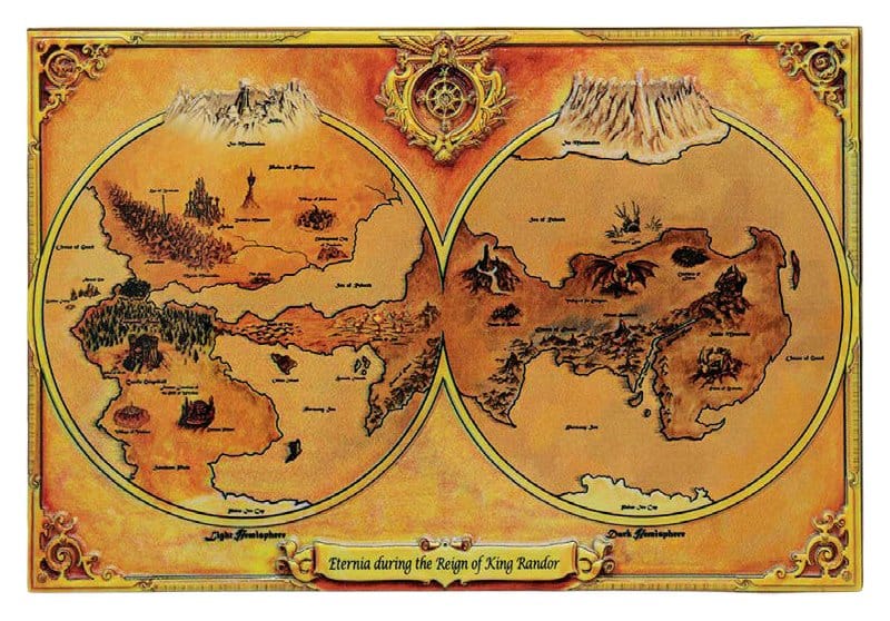 PRE ORDINE - Masters of the Universe Replica Metal Map of Eternia Limited Edition 10 x 15 cm