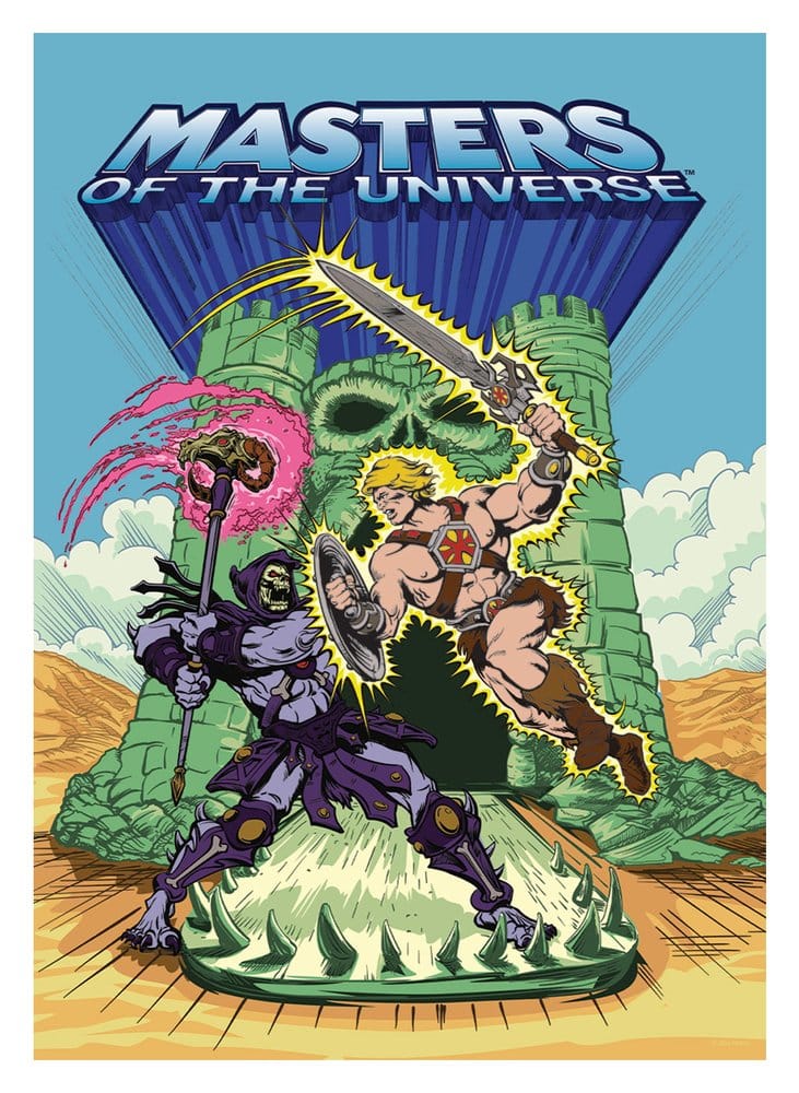 PRE ORDINE - Masters of the Universe Art Print He-Man & Skeletor Limited Edition 42 x 30 cm