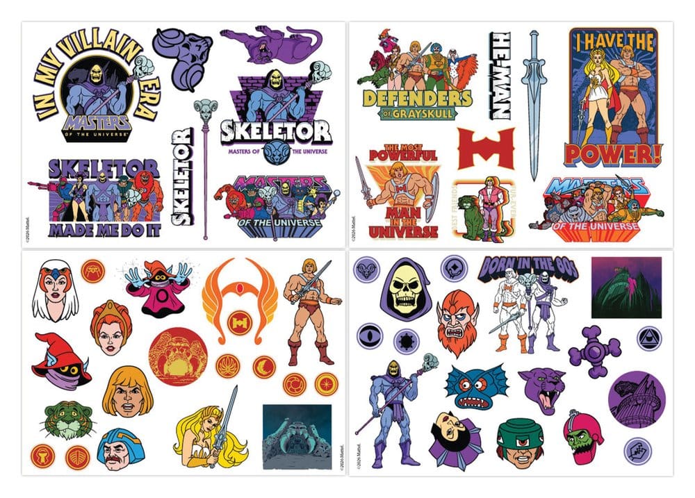 PRE ORDINE - Masters of the Universe Tech Sticker Pack