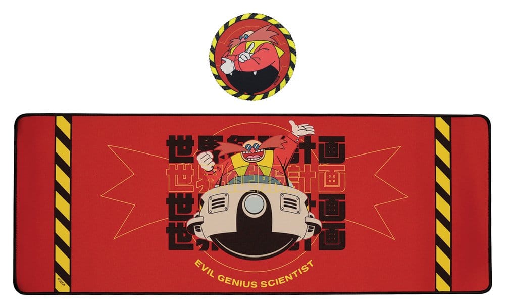 PRE ORDINE - Sonic - The Hedgehog Desk Pad & Coaster Set Dr. Eggman