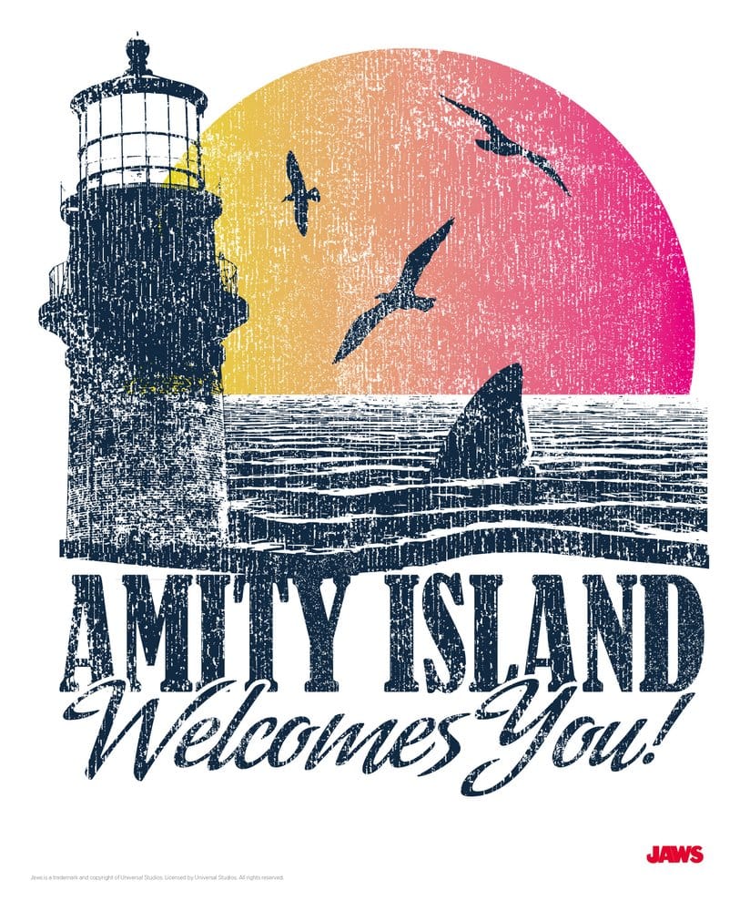 PRE ORDINE - Jaws Art Print Ver. A Limited Edition 28 x 41 cm