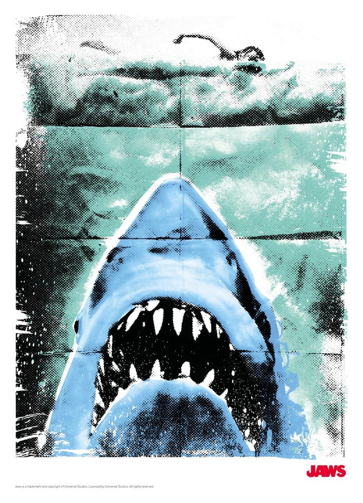 PRE ORDINE - Jaws Art Print Ver. C Limited Edition 28 x 41 cm