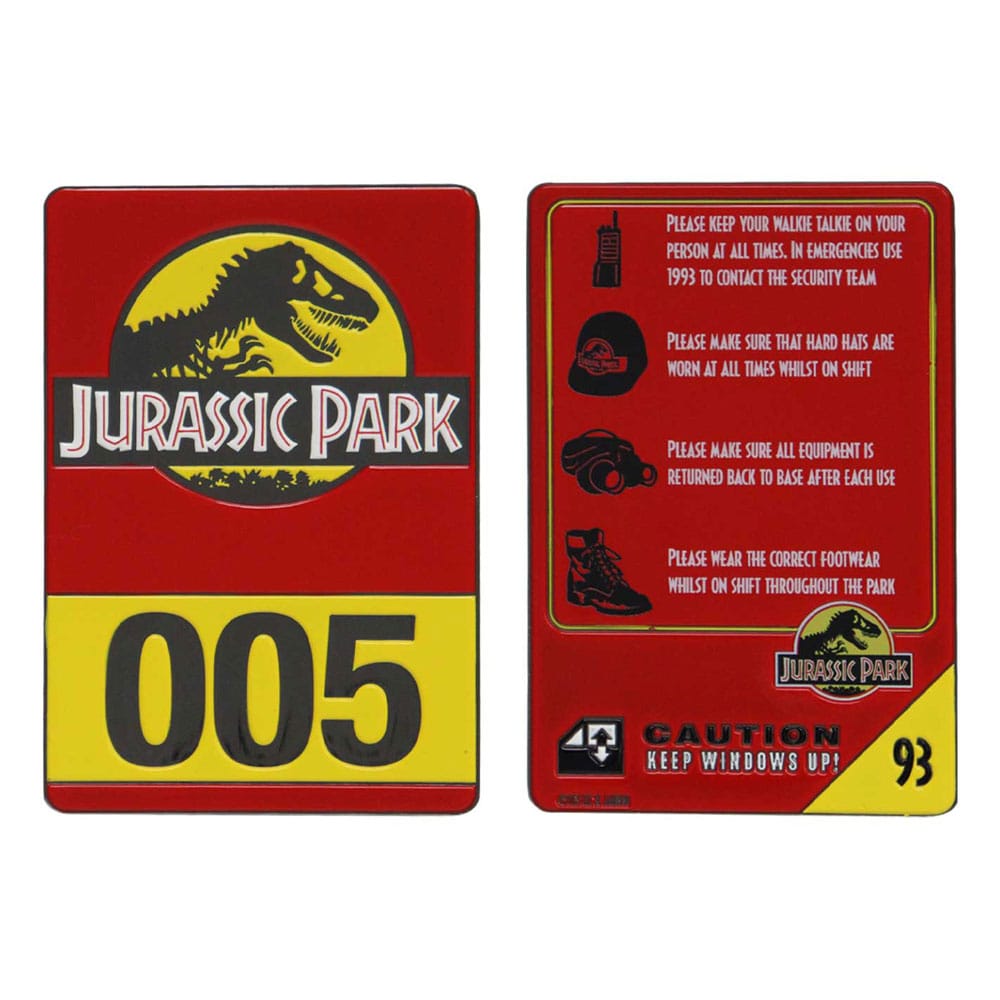 PRE ORDINE - Jurassic Park Metal Card 30th Anniversary Jeep Limited Edition
