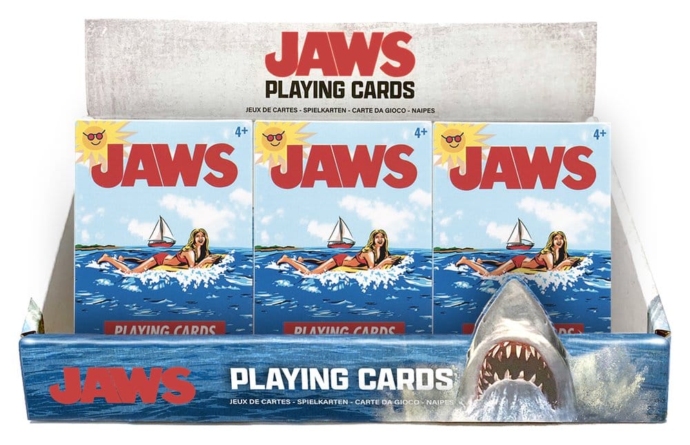 PRE ORDINE - Jaws Playing Cards Display (12 Packs)