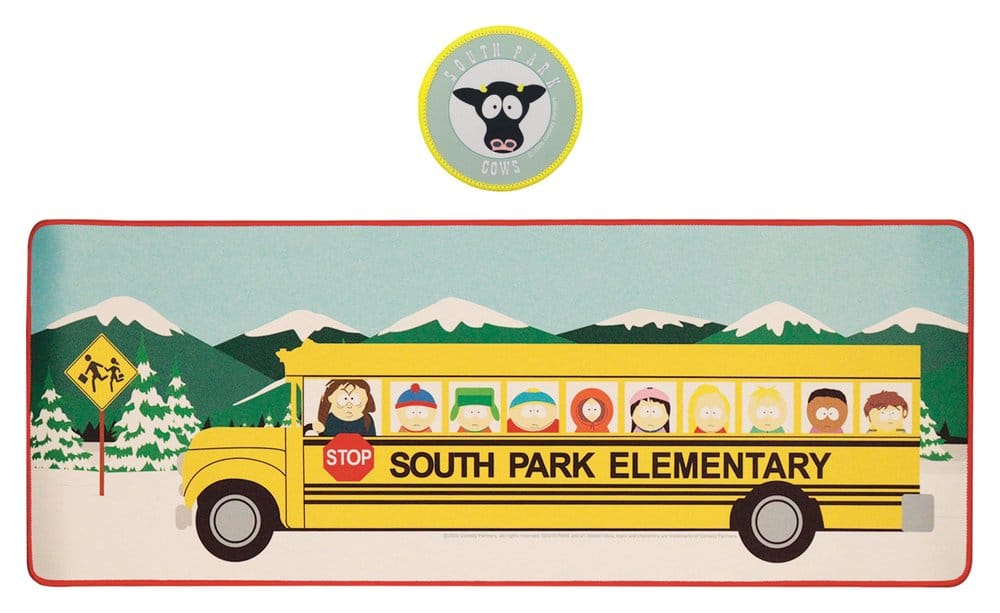 PRE ORDINE - South Park Desk Pad & Coaster Set Elementary School Bus