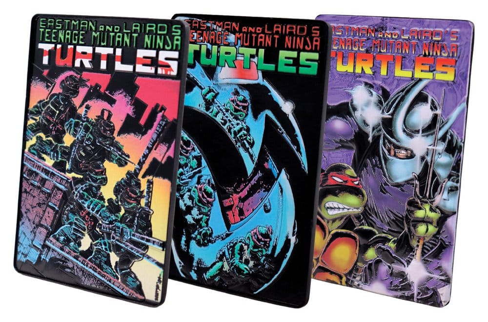 PRE ORDINE - Teenage Mutant Ninja Turtles Ingot Set of Three Comic Book Cover Ingots Limited Edition