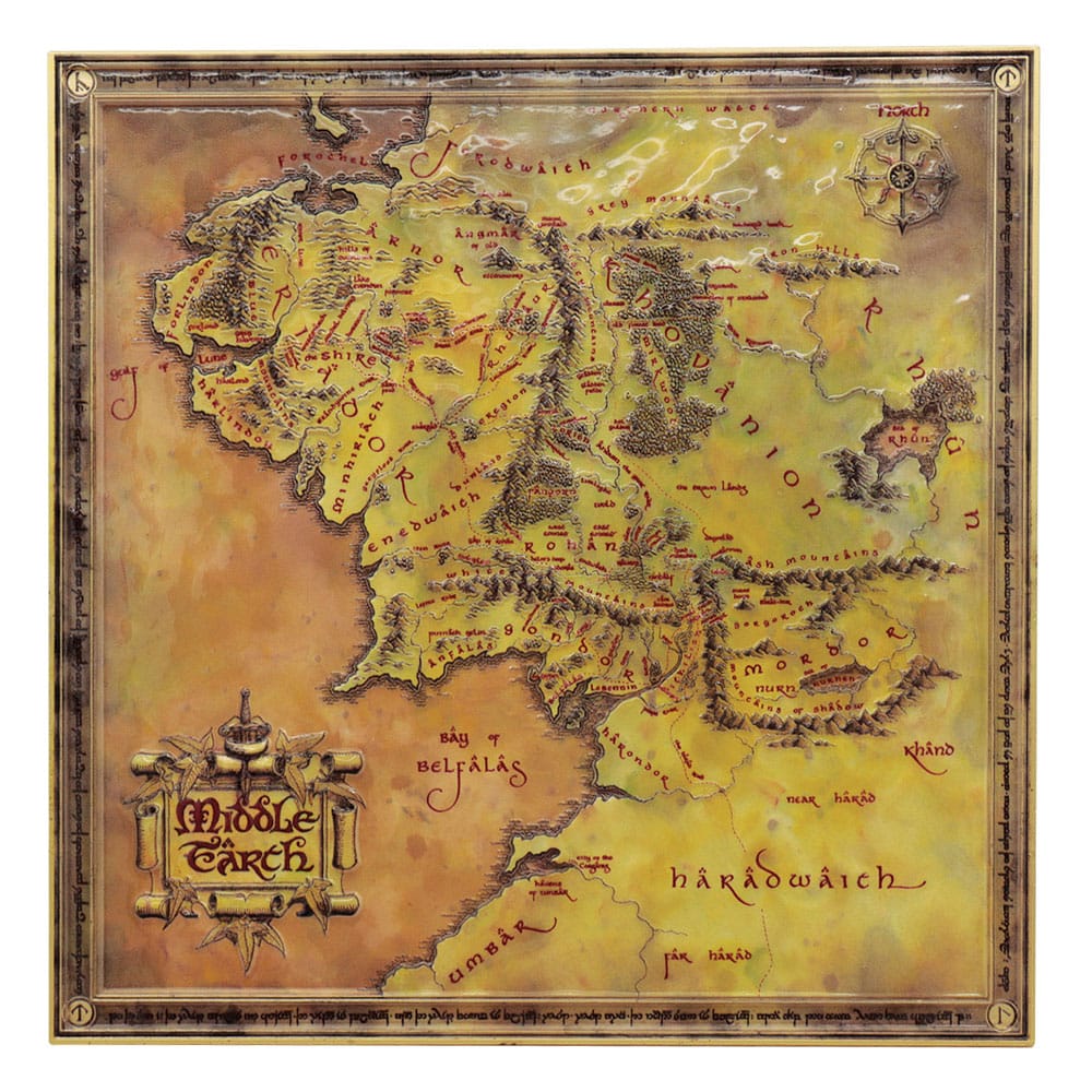 PRE ORDINE - Lord of the Rings Replica Map Limited Edition