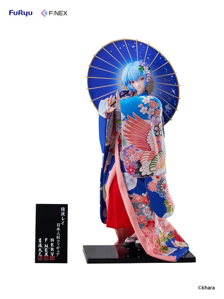 PRE ORDINE - Evangelion F:NEX Japanese Doll 1/4 Ayanami Rei 45 cm