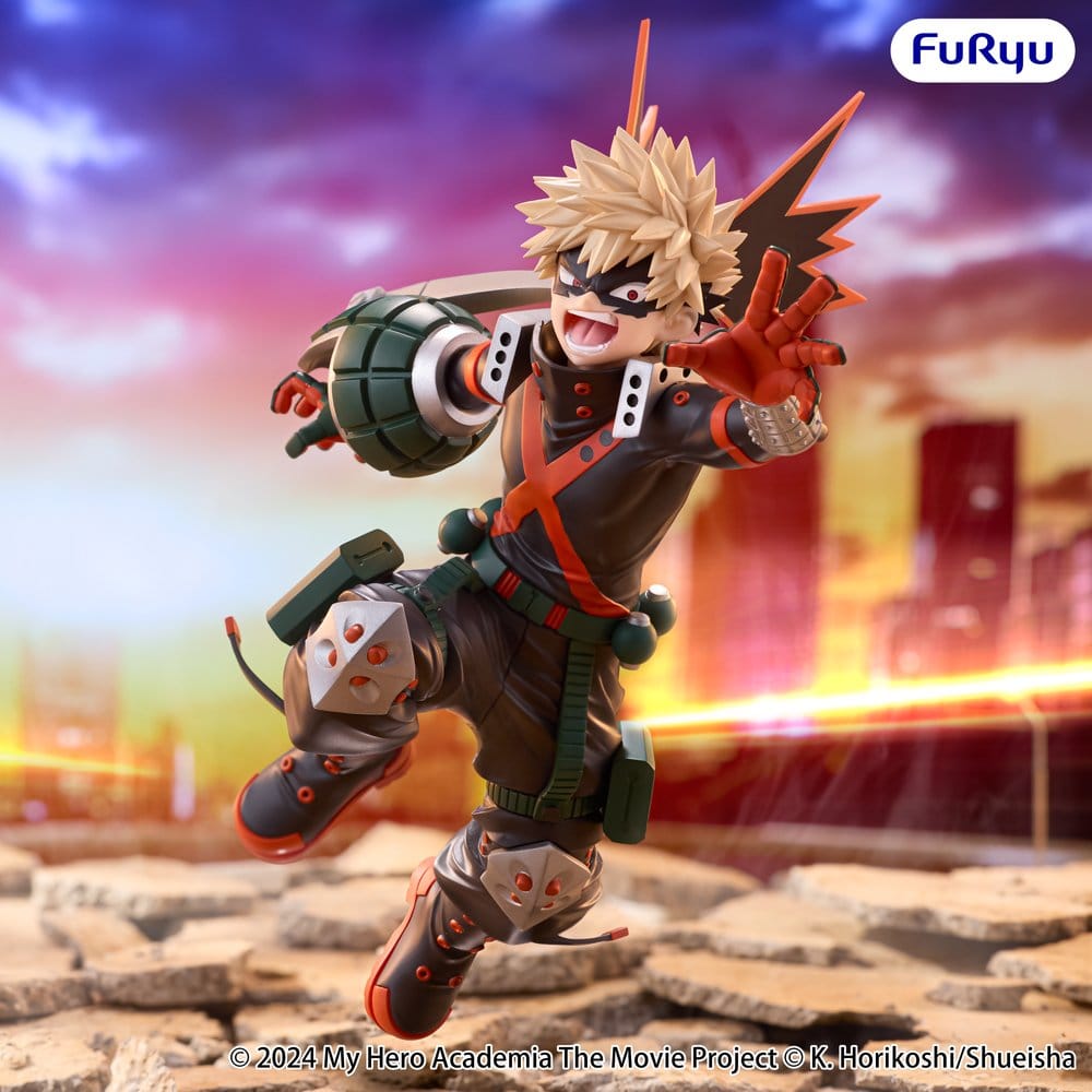 PRE ORDINE - My Hero Academia: You're Next Muchute PVC Figure Katsuki Bakugo 25 cm