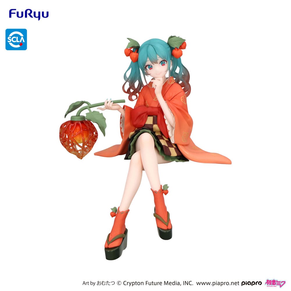 PRE ORDINE - Hatsune Miku Noodle Stopper PVC Statue Flower Fairy Winter Cherry 15 cm