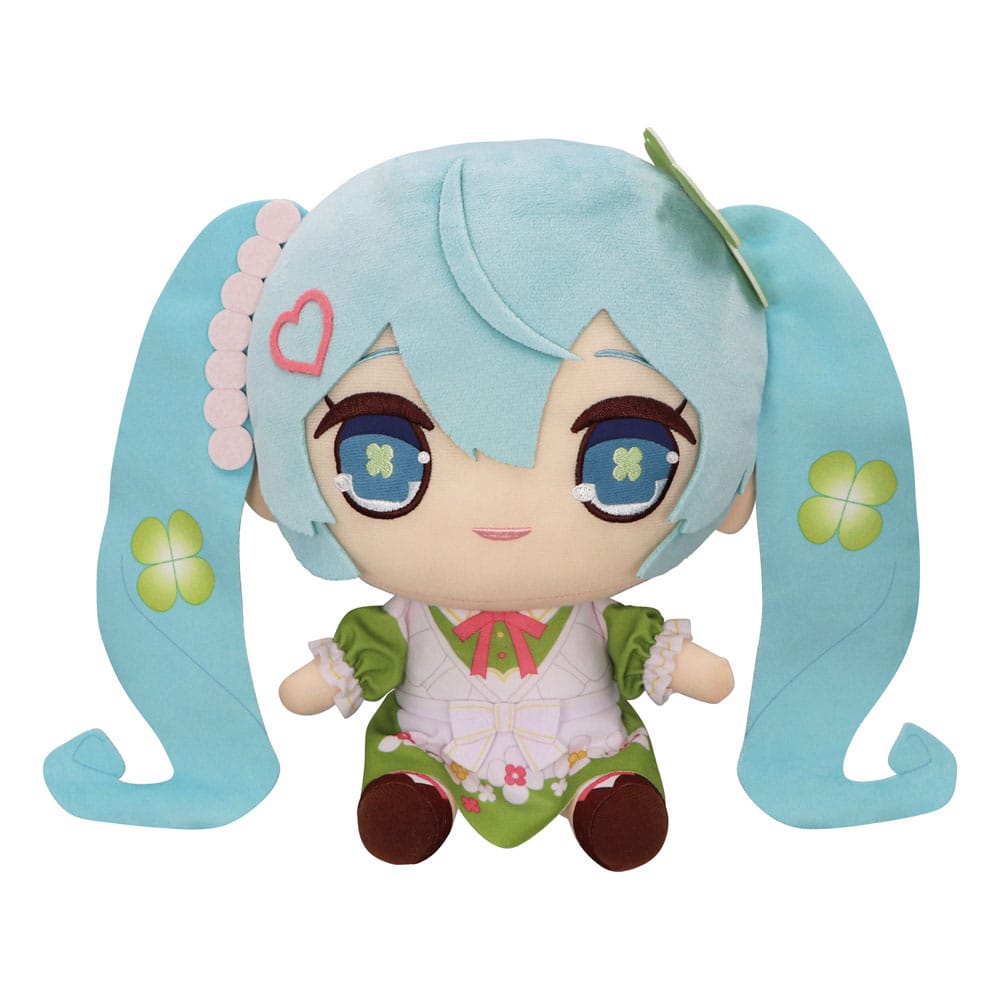 PRE ORDINE - Hatsune Miku Kyurumaru Big Plush Figure Clover 26 cm