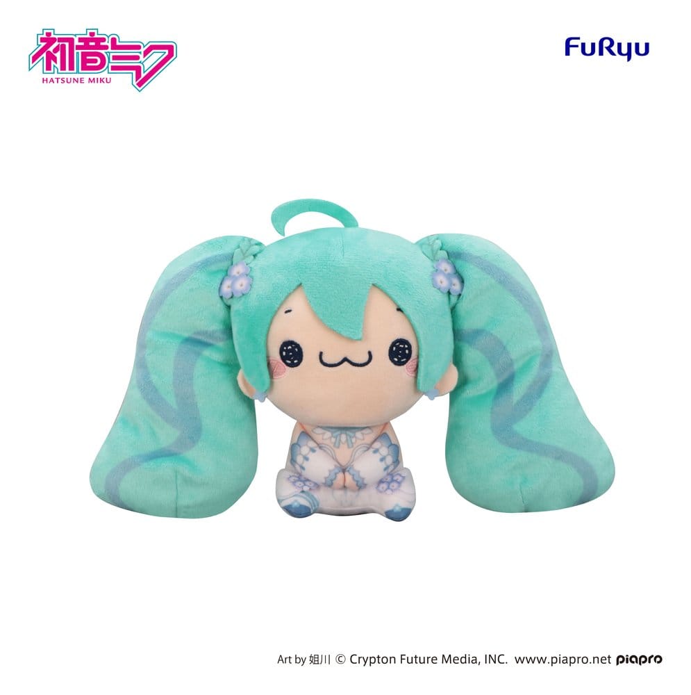 PRE ORDINE - Hatsune Miku Mochipico Plush Figure Nemophila A 15 cm
