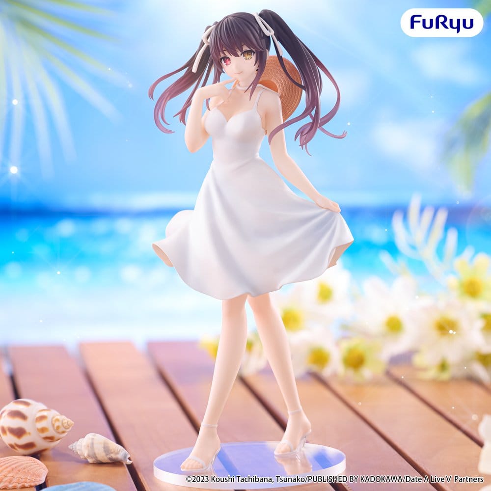 PRE ORDINE - Date A Live Summer Dress PVC Figure Kurumi Tokisaki 21 cm