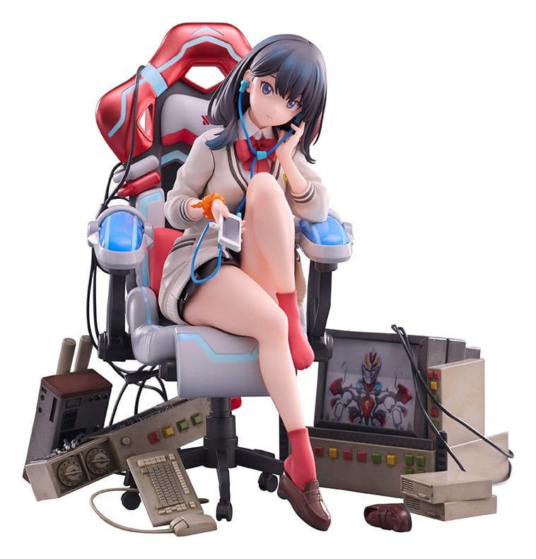 PRE ORDINE - SSSS. Gridman Universe F:NEX PVC Statue Rikka Takarada Gaming Chair Ver. 19 cm