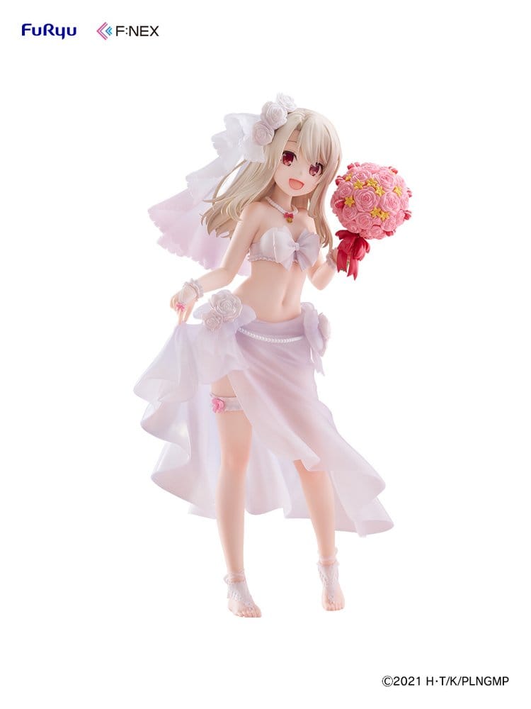PRE ORDINE - Fate/kaleid liner Prisma Illya: Licht - The Nameless Girl F:NEX PVC Figure 1/7 Illyasviel von Einzbern Wedding Swimsuit Ver. 21 cm