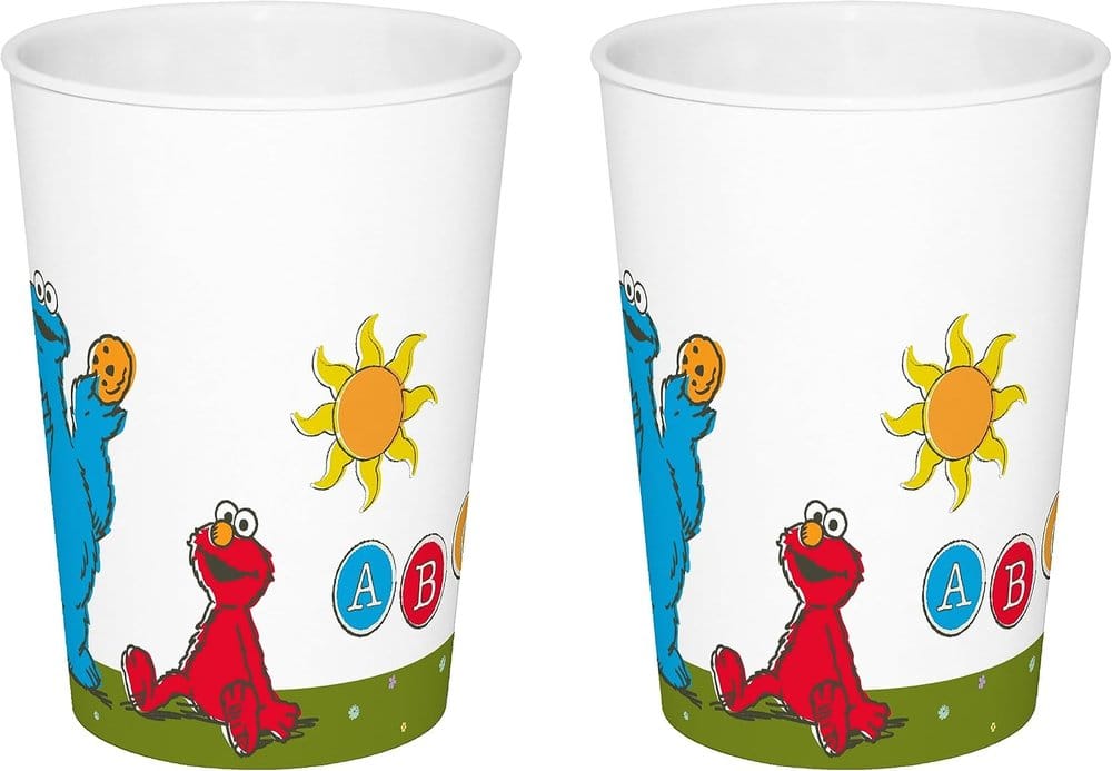 PRE ORDINE - Sesame Street Cup Vintage Kids 2-Pack 330ml