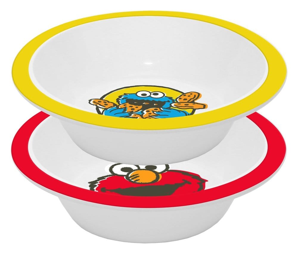 PRE ORDINE - Sesame Street Cereal Bowl Vintage Kids 2-Pack 300ml