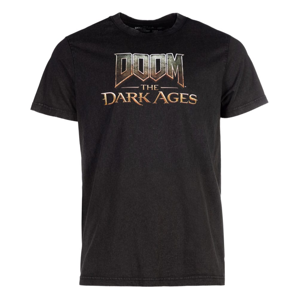 Doom The Dark Ages T-Shirt Logo Washed Out Size XL