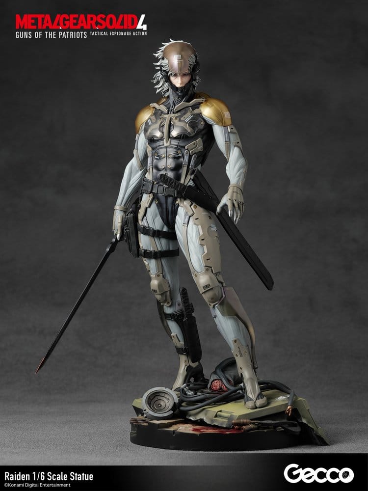 PRE ORDINE - Metal Gear Solid 4 Guns of the Patriots Statue 1/6 Raiden 32 cm
