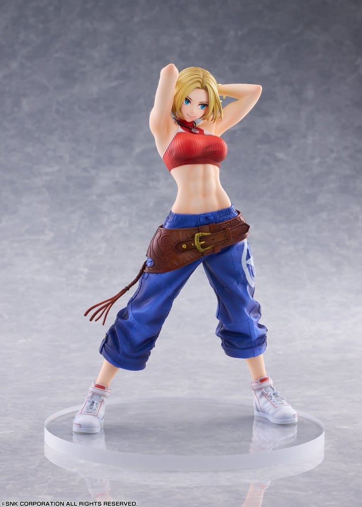 PRE ORDINE - Fighting Girls Collection The King of Fighters XV PVC Figure 1/7 Blue Mary AmiAmi Limited Edition 26 cm