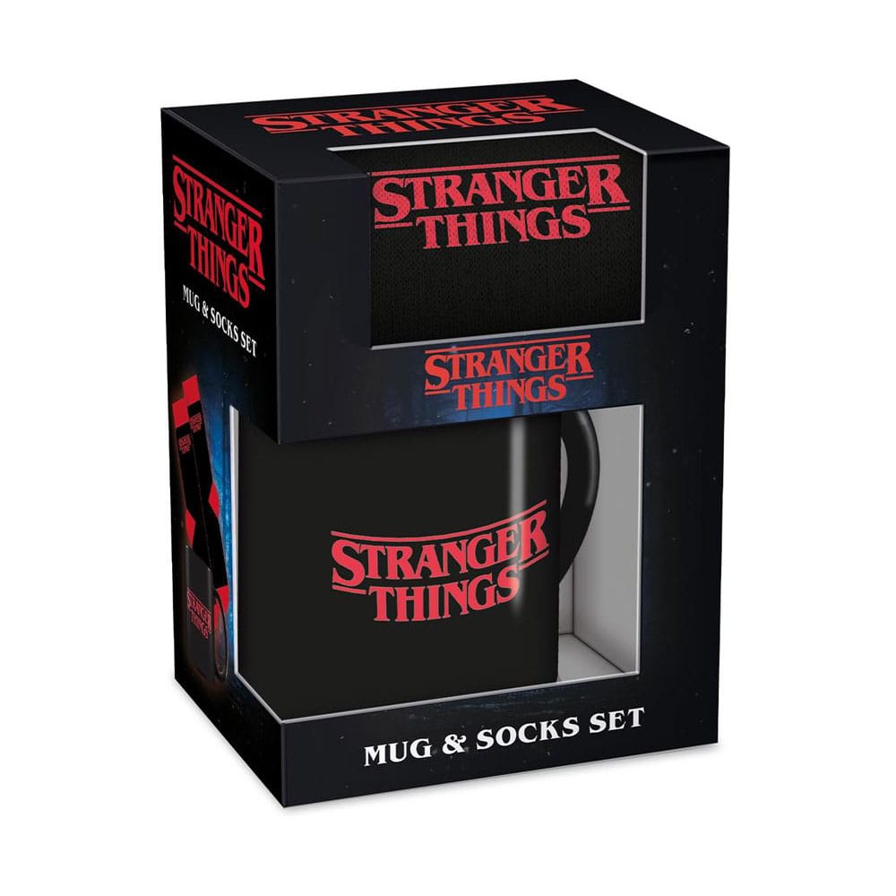 PRE ORDINE - Stranger Things Mug & Socks Set Logo