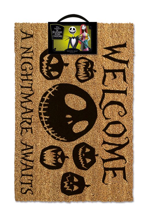 PRE ORDINE - Nightmare before Christmas Doormat A Nightmare Awaits 40 x 60 cm