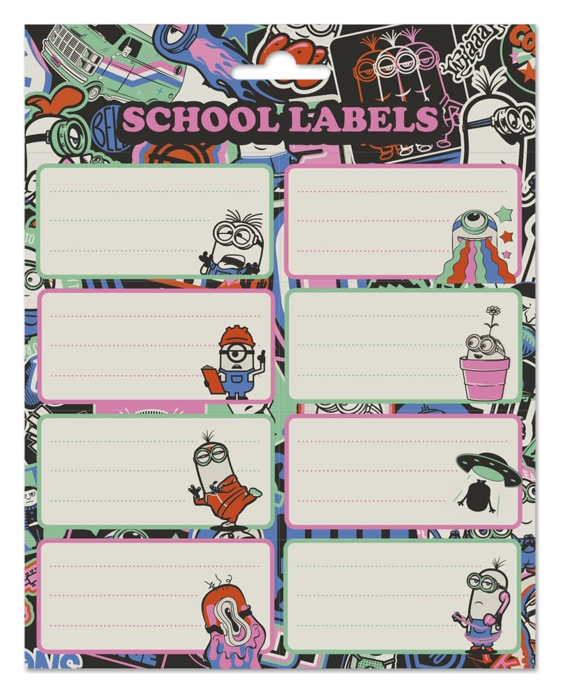 PRE ORDINE - Minions Self-Adhesive Labels
